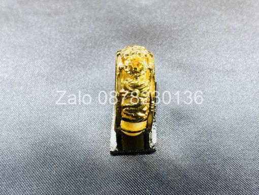 nhẫn rồng vàng 18k đá sapphire
